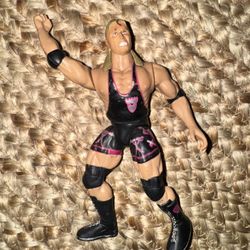 WWF Jakks Owen Hart Wrestling WWE BCA Black Slammy Winner Action Figure