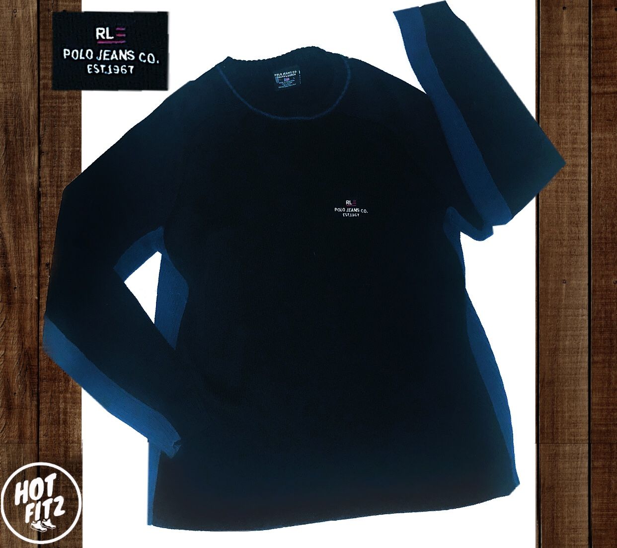 Vintage Polo Jeans Raph Lauren Crew Neck