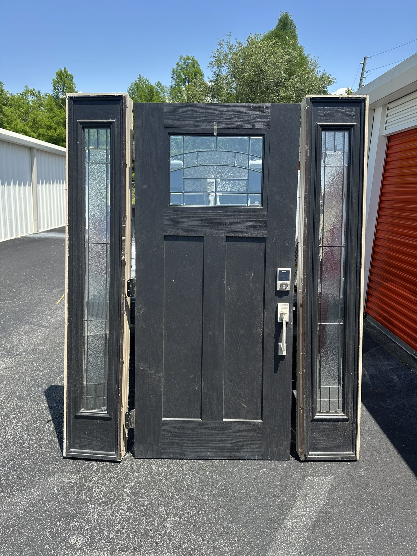 Exterior Front Door With Sidelights