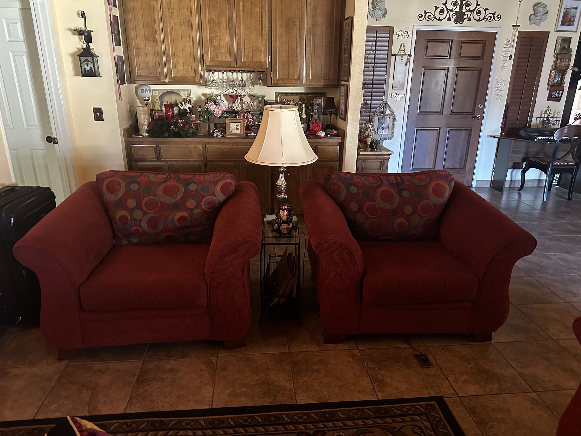 2 Living Room Chairs Great Condition