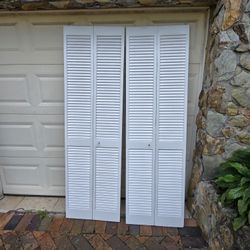 $15 💯%  Wood Bi-Fold Louver Doors 