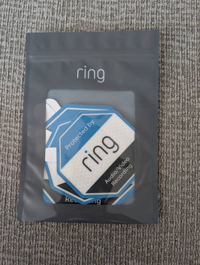 Ring Reflective Security Stickers (4-pack)