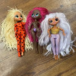 3 LOL Dolls 