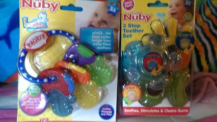 Lucybite teether and 3 step teether set.