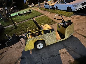 Airport Golf Cart, Utility Bed