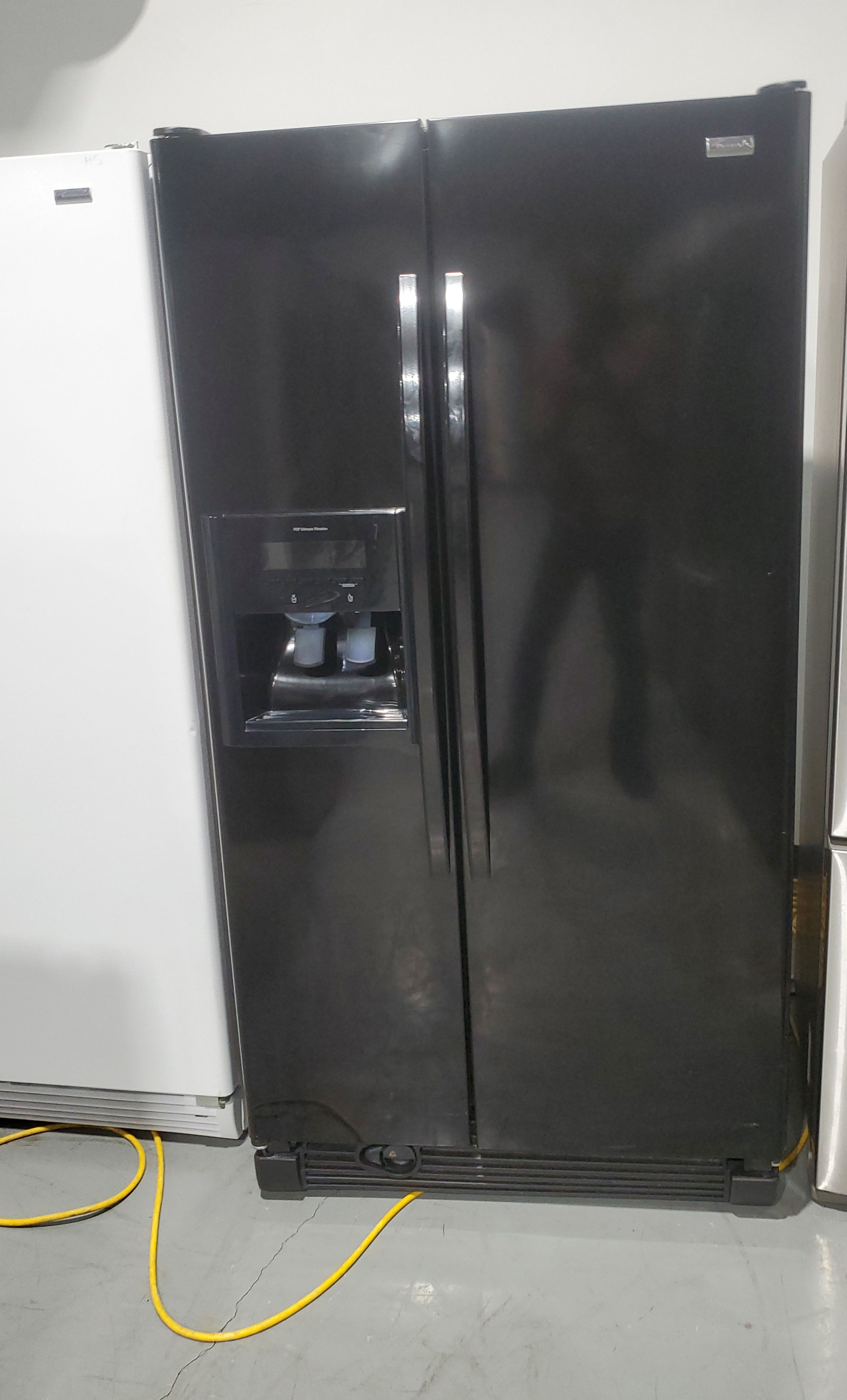 Kenmore Refrigerator Fridge Side-by-Side Black With Ice Maker - Excellent Condition