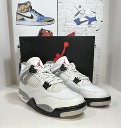 Jordan 4 Retro White Cements Size 11M