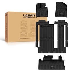 LASFIT Floor Mats&Trunk Mat For Toyota Sienna 8 Seats 2021-2025