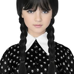 BLACK BRAIDED WIG