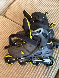 Rollerblade Inline Skates Black and Yellow