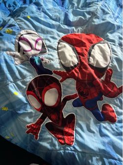 Toddler Spidey and His Amazing Friends Reversible Bed Set
