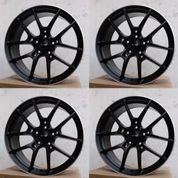 19x8.5 Wheels 5x112 ET38 CB66.6 Fits Audi A4 A6 Q5 VW Passat Mercedes C E CLA CLS AMG (Set)