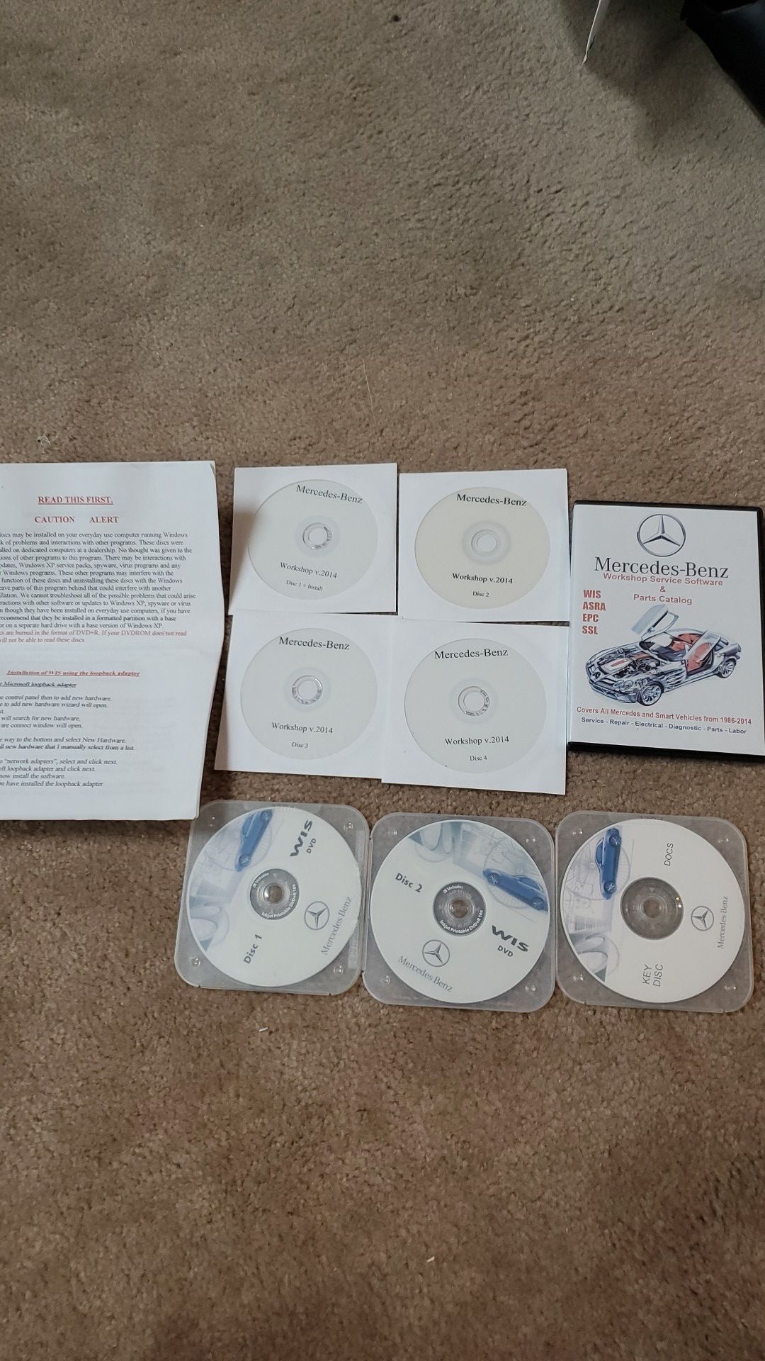 Mercedes benz workshop service and repair disks manuals