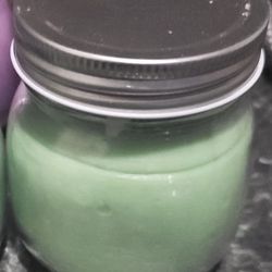 Homemade Candle. 