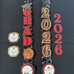 🎓 Custom Graduation Ribbon Lei 🎓