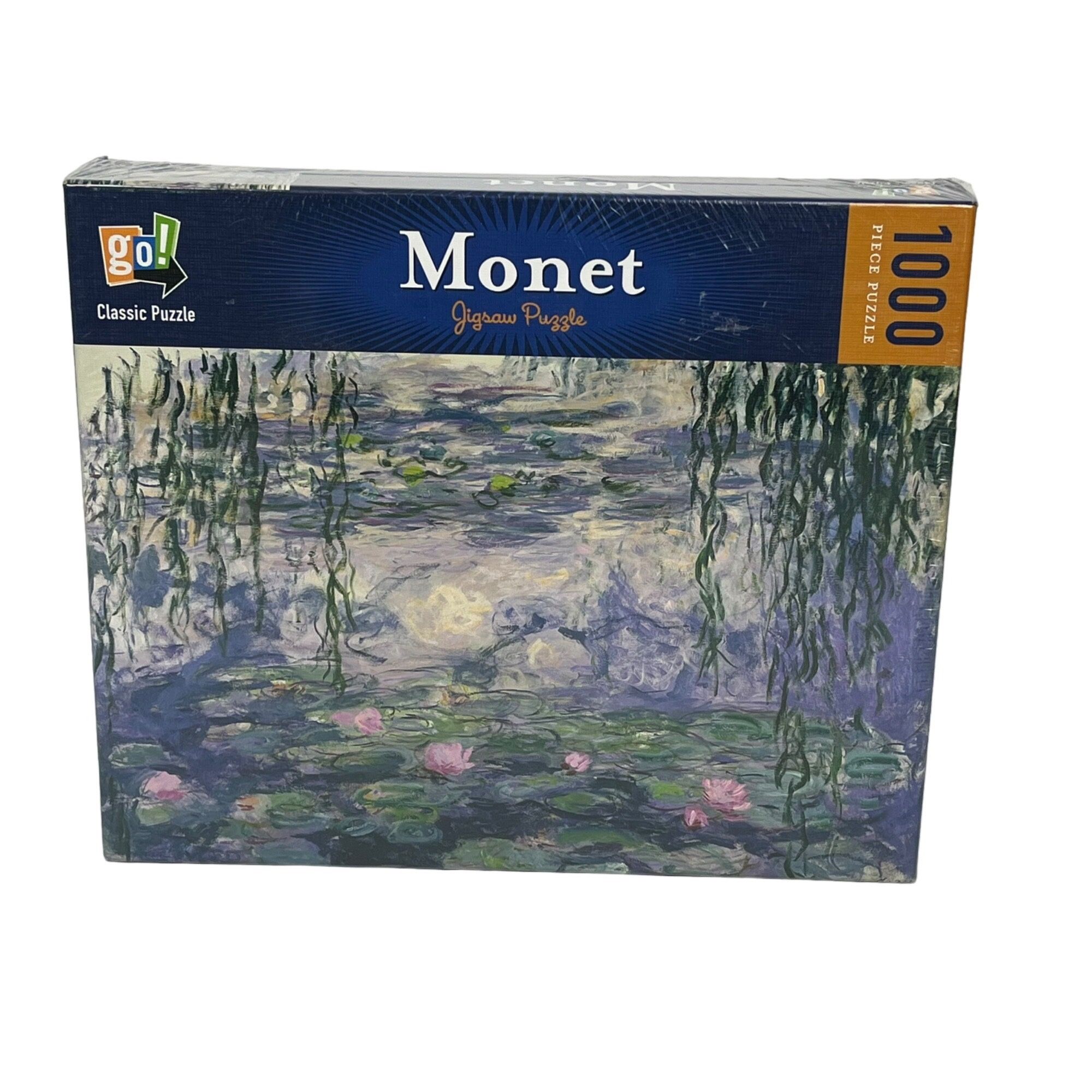 Monet Waterlilies 1000-Piece Jigsaw Puzzle Go! Classic Puzzle NEW