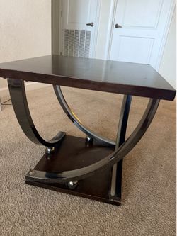 Wooden table set