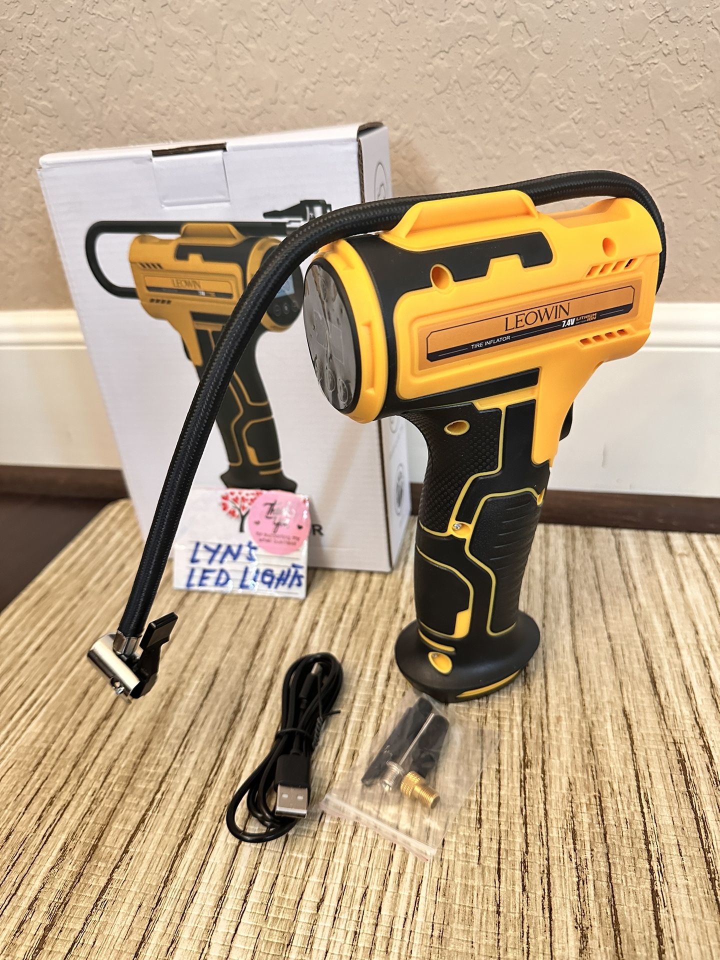Cordless Tire Inflator Air Pump
