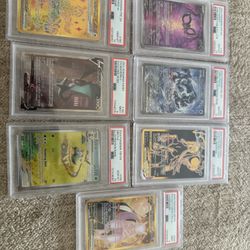 Pokemon Tcg PSA 10 Slabs  Evolving Skies,Destined Rivals, Prismatic 