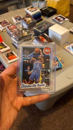 Shai Gilgeous Alexander 2025-26 Topps Chrome 45th Anniversary Silver Mojo No. TC-SG