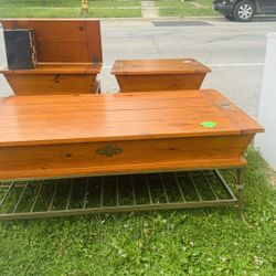 Coffee and end tables 