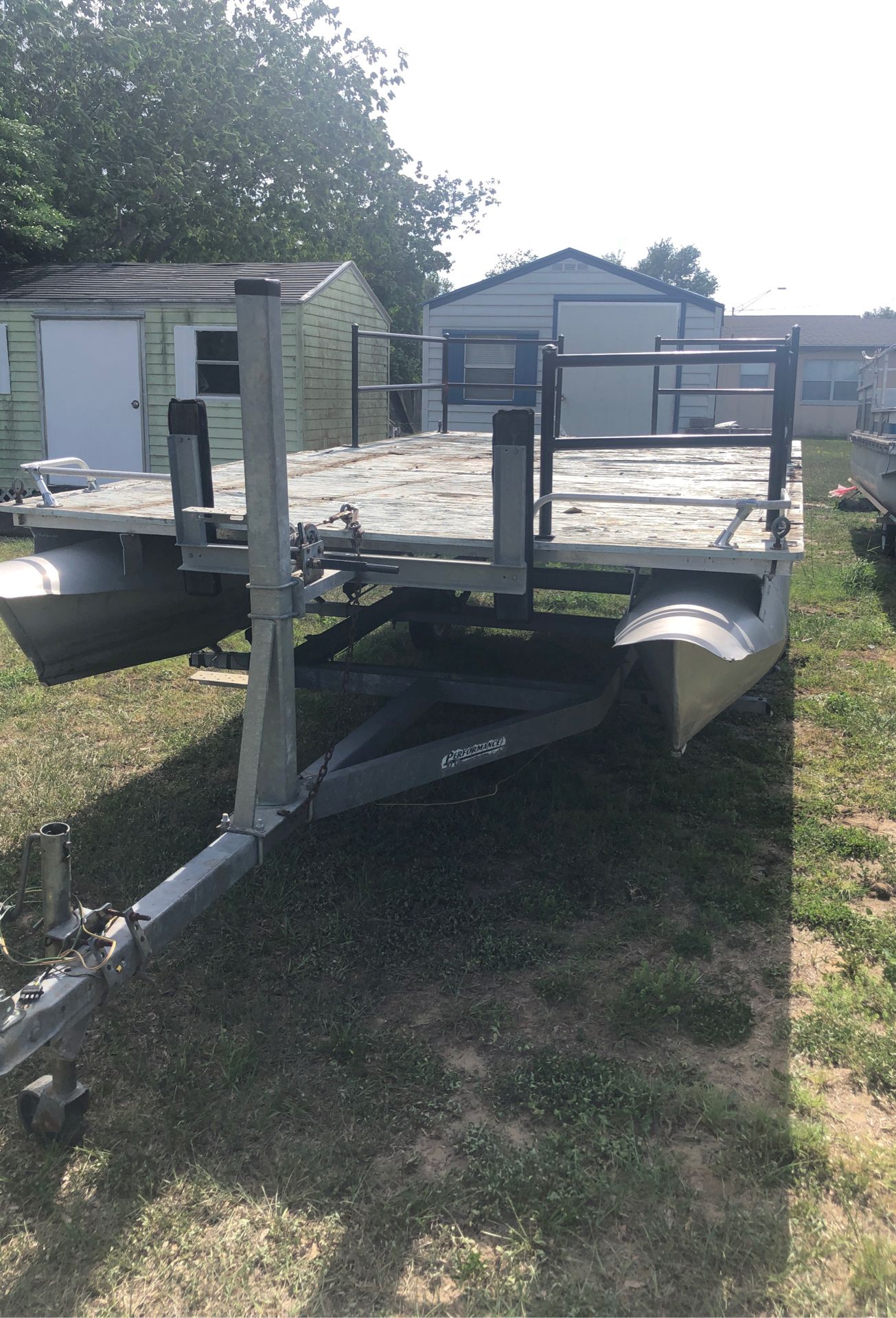 Pontoon Boat,and trailer