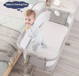 Baby Crib, Baby bassinet, Bedside Sleeper