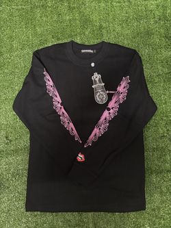 Black and pink chrome, hard long sleeve