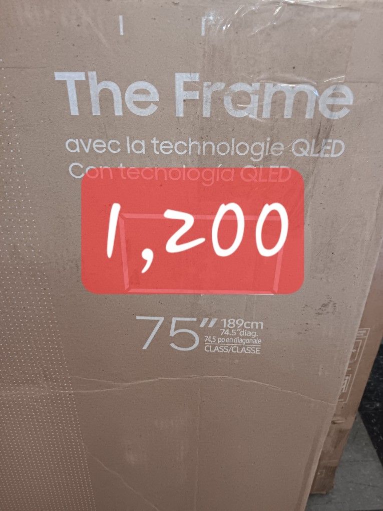 SAMSUNG 75"INCH NEO QLED 4K THE FRAME TV LS03D 