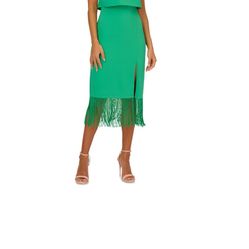 Green cocktail dress