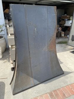 Fireplace hood range facade approx 5’ h
