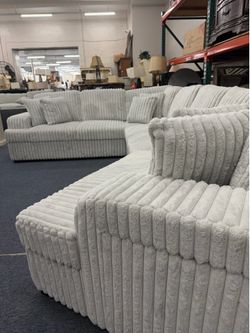 Custom Corduroy Sectionals