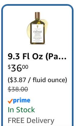 Rahua voluminous shampoo 10 dollars