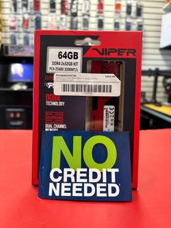 64GB DDR4 3200MHz Kit (2 x 32GB) | $0 Down!