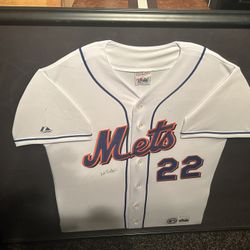 Mets jersey  Al Leiter Autographed