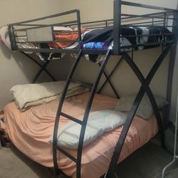 Twin Over Full Metal Bunkbed
