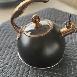 Viking Stainless Steel Whistling Tea Kettle 