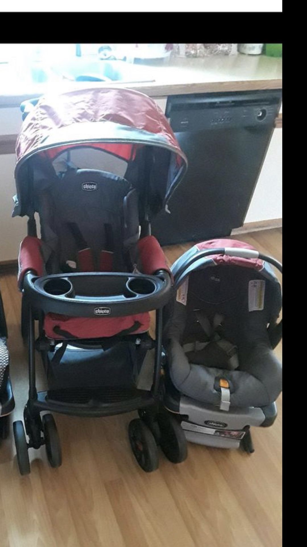 Chicco Car Seat, Base and Stroller