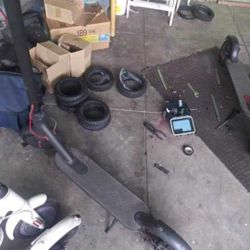 I fix electric scooter and also install solid tires i also fix segway es2 N ninebot max scooter