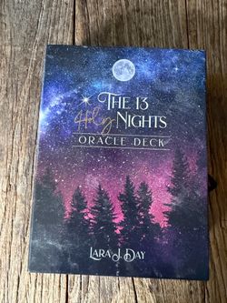 The 13 Holy Nights Oracle Deck by author Lara J. Day