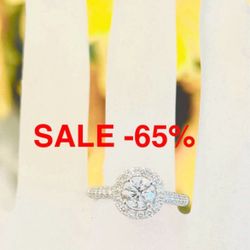 Diamond Ring Engagement NEW 1.12CARATS NATURAL DIAMONDS 💎 ❤️DAY ❤️SALE -70% FIND ANOTHER AT THIS PRICE ILL GIVE IT FOR $400 LESS!! SEE APPRAISAL 
