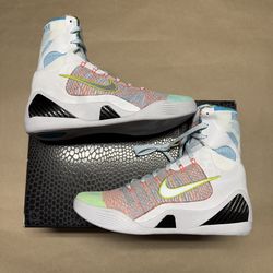 Nike Zoom Air Kobe 9 Elite Protro What The Basketball shoes Men’s size 9.5 NEW!