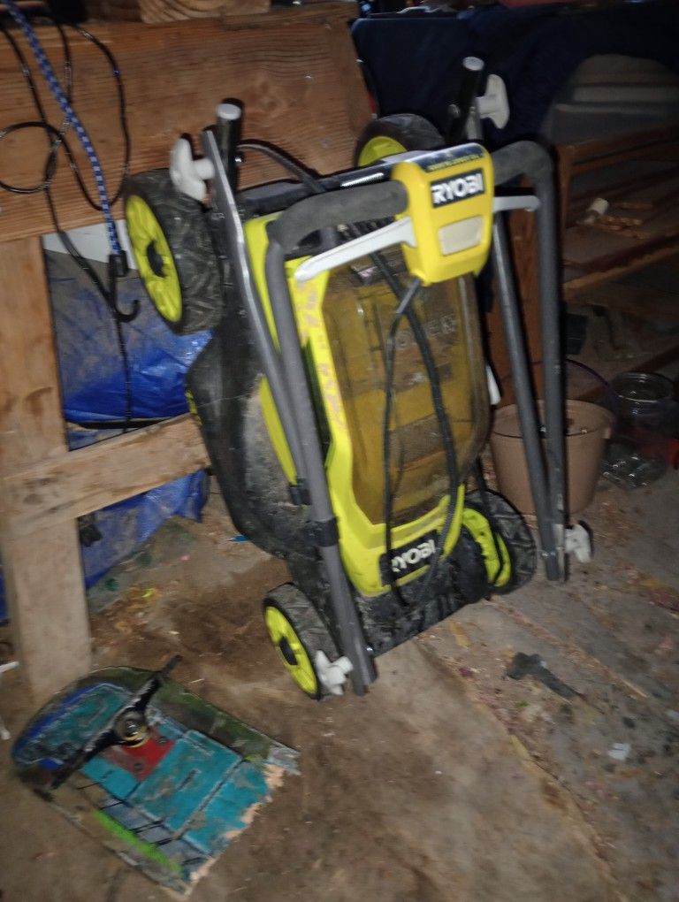 18v Lithium Ion Battery Lawn Mower