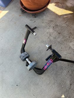 Stationary bike trainer