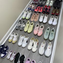 Nike, New Balance, Adidas, Kurt Geiger, Puma, Saucony, Under Armour