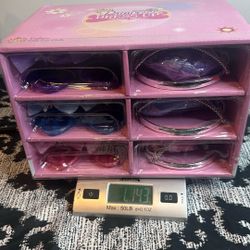 Princess Dress up Shoes Set, Girls Dress up Toys Toddler Jewelry Boutique Kit, 3