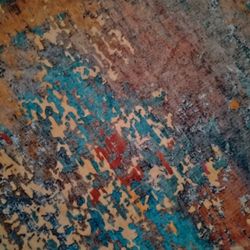 Plush!!  Multi Color Smaller Area Rug 