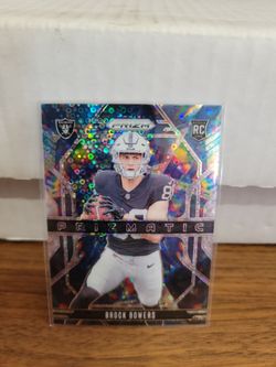 Brock bowers RC Rookie RARE Refractor Insert Short Print RAIDERS