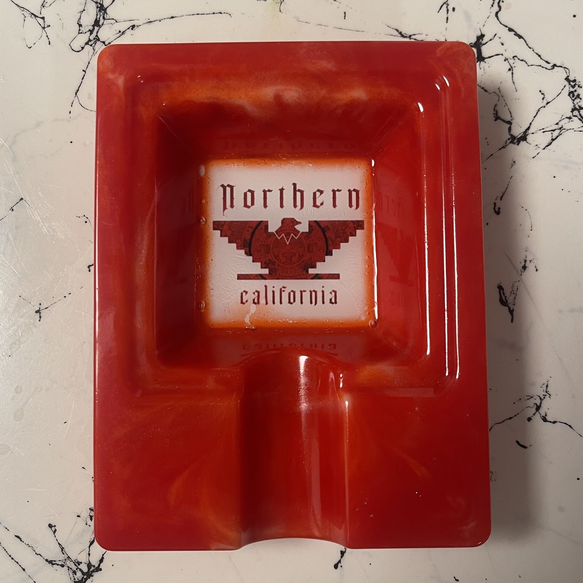 Huelga Bird Northern California Resin Ashtray - California Art
