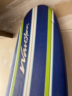 Wavestorm 8 Foot Foam Surfboard with leash